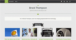 Desktop Screenshot of brockthompson.com